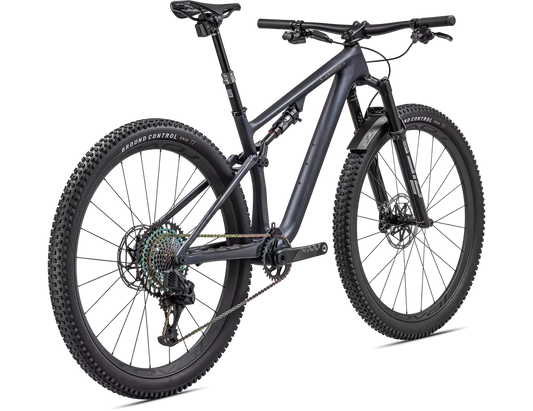SPECIALIZED SWORKS Epic Evo SRAM XX1 AXS Complete MTB - Satin Blue Ghost Pearl/Black Chrome/Gold Ghost Pearl-Complete MTB Bikes-