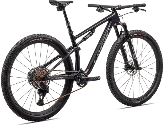 SPECIALIZED SWORKS Epic SRAM XX1 AXS - GLOSS PURPLE TINT FADES OVER CARBON / CHROME-Complete MTB Bikes-