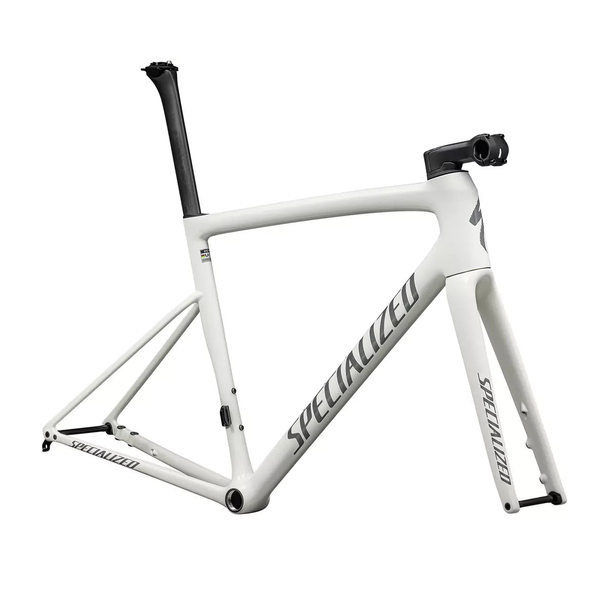 SPECIALIZED Tarmac SL8 2025 Road Frameset - Gloss Dune White/Black Pearl Over Ashen