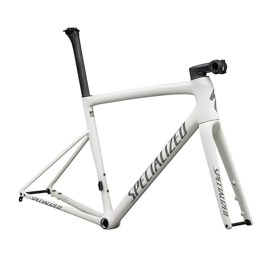 SPECIALIZED Tarmac SL8 2025 Road Frameset - Gloss Dune White/Black Pearl Over Ashen