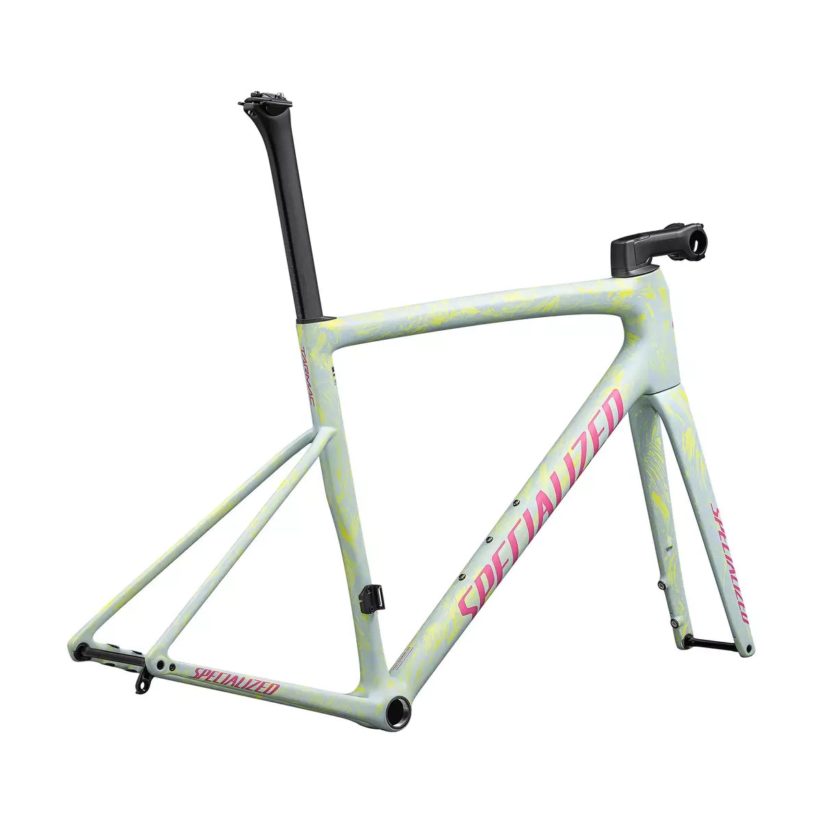 SPECIALIZED Tarmac SL8 2025 Road Frameset - Satin Ion Metallic/Sea Foam Strata/Rebel Pink