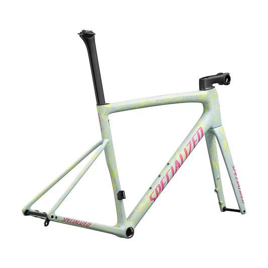 SPECIALIZED Tarmac SL8 2025 Road Frameset - Satin Ion Metallic/Sea Foam Strata/Rebel Pink