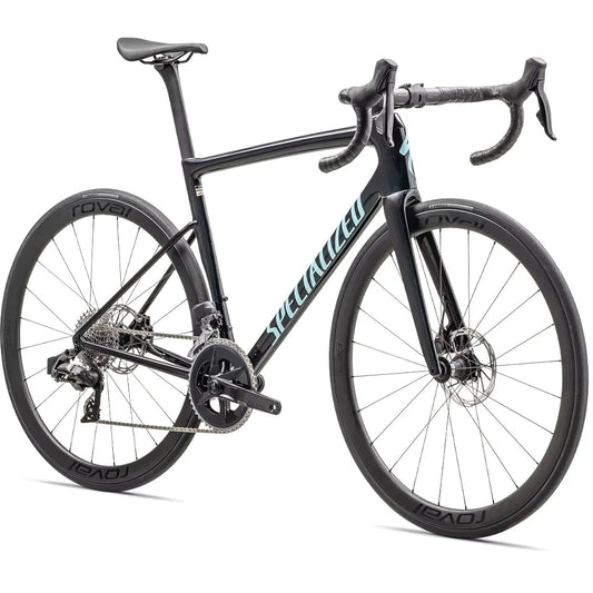 SPECIALIZED Tarmac SL8 Expert 2023 Sram Rival AXS Complete Road Bike - GLOSS METALLIC DARK NAVY / ASTRAL BLUE PEARL-Complete Road Bikes-