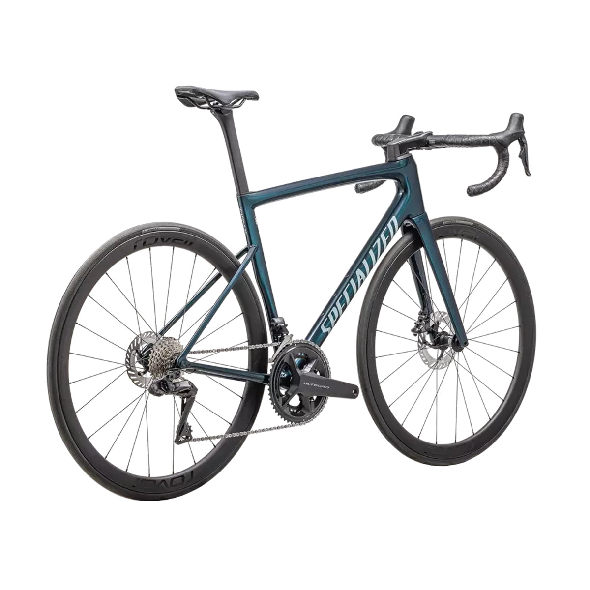 SPECIALIZED TARMAC SL8 Expert 2025 Shimano Ultegra DI2 Road Bike - Gloss Deep Lake Metallic / Green Pearl Over Seafoam