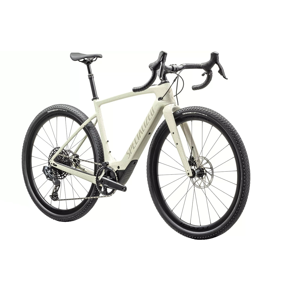 Specialized Turbo Creo SL Expert Carbon Sram GX Eagle Gravel Bike- Gloss Black Pearl/ Birch/ Black Pearl Speckle