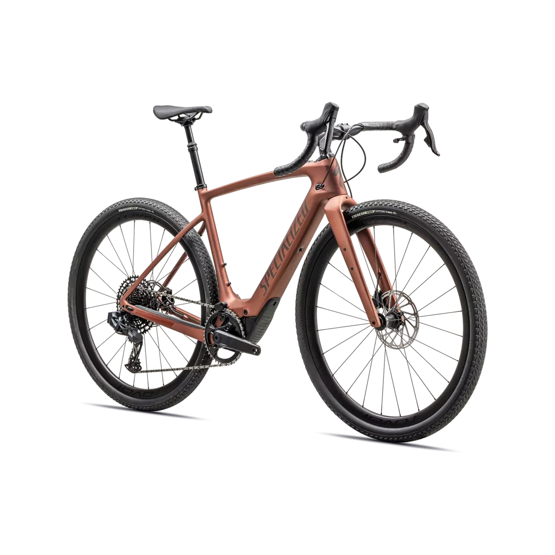 Specialized Turbo Creo SL Expert Carbon Sram GX Eagle Gravel Bike-Satin Cooper / Red Pearl / Doppio