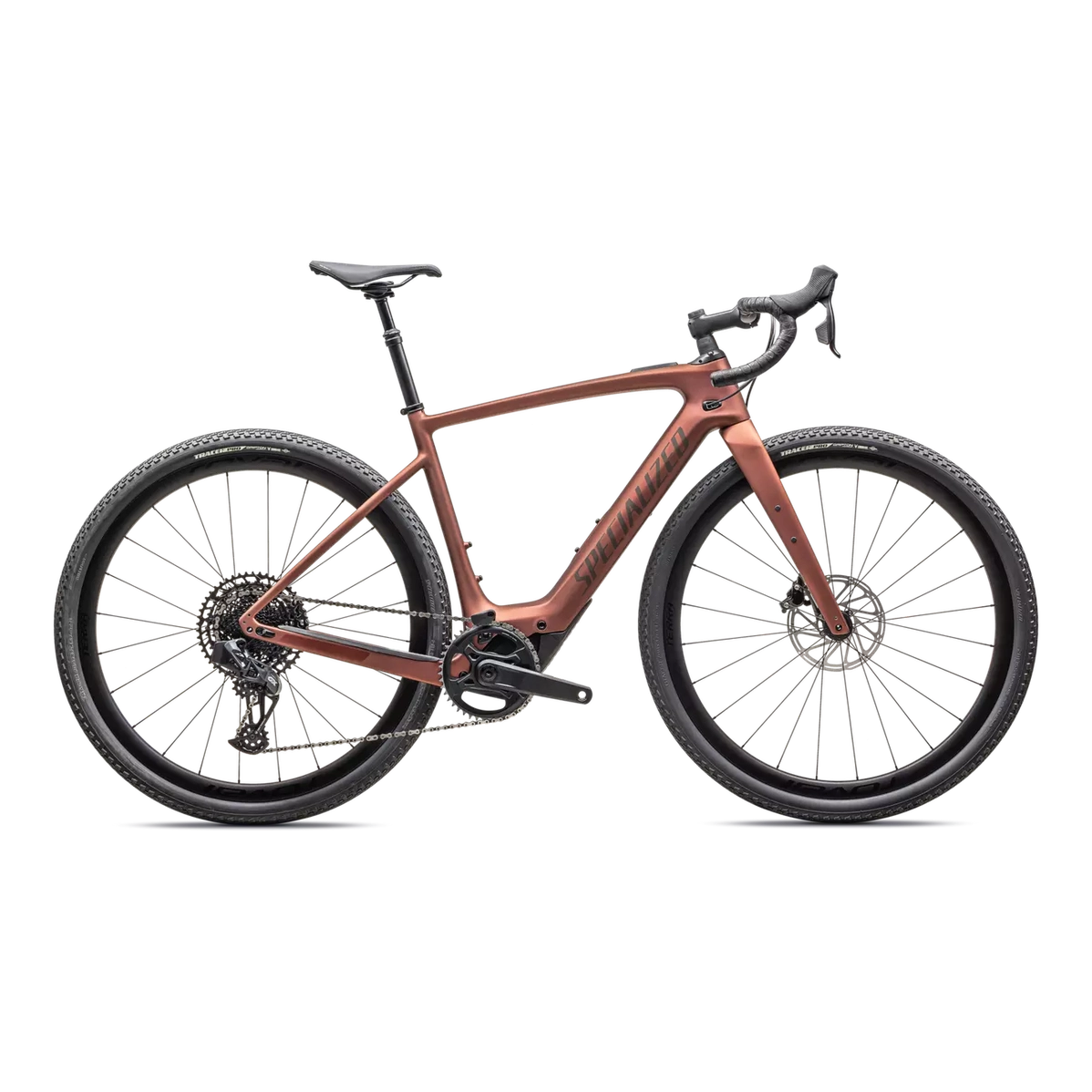 Specialized Turbo Creo SL Expert Carbon Sram GX Eagle Gravel Bike-Satin Cooper / Red Pearl / Doppio
