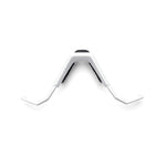 RIDE 100% Speedcraft / S3 Nose Bridge - Soft Tact Weiß