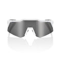 RIDE 100% Speedcraft XS Sunglasses - Matte Blanco / HiPER Silver Mirror Lens