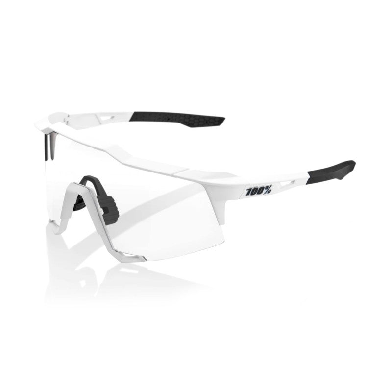 RIDE 100% Speedcraft Sunglasses - Soft Tact Negre / HiPER Red Multilayer Mirror Lens