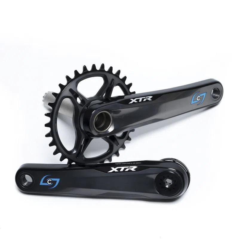 Stages Cycling Power Meter LR Crankset Dual XTR 9120 - Shadow Black-Power Meters-