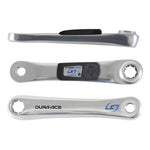 STAGES POWER Power Meter Left Crankset Shimano Dura Ace Track 7710 - Shadow Black-Power Meters-
