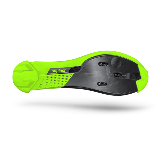 SUPLEST Road Cycling Shoes Performance - Black/Green-Road Cycling Shoes-