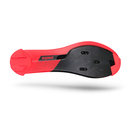 SUPLEST Road Cycling Shoes Road Pro - Black/Red-Road Cycling Shoes-