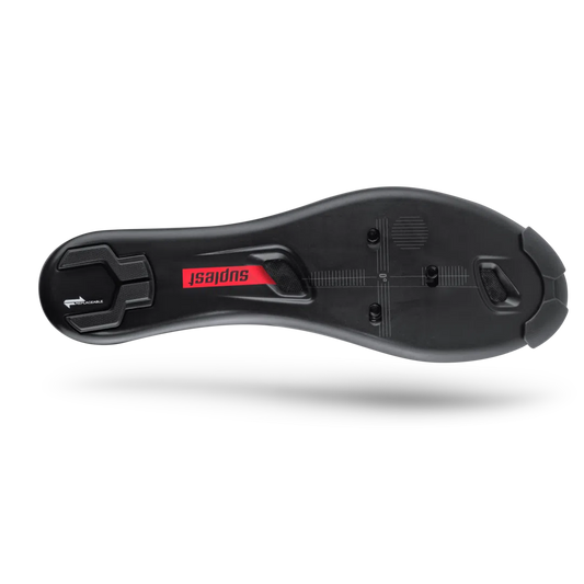 SUPLEST Road Cycling Shoes Sport - Black/Red-Road Cycling Shoes-