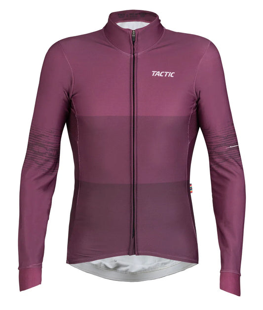 TACTIC Hard Day Long Sleeve Jersey - Berry archived-Long Sleeve Jerseys-