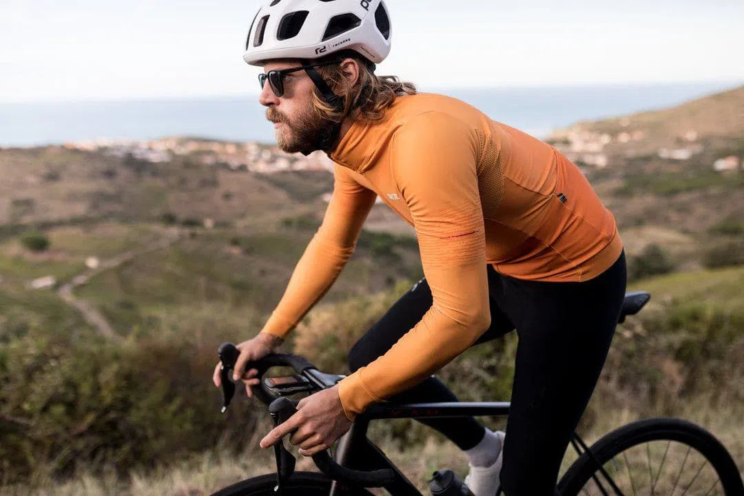 TACTIC LONGSLEEVE JERSEY HARD DAY - PUMPKIN Default Velodrom Barcelona 