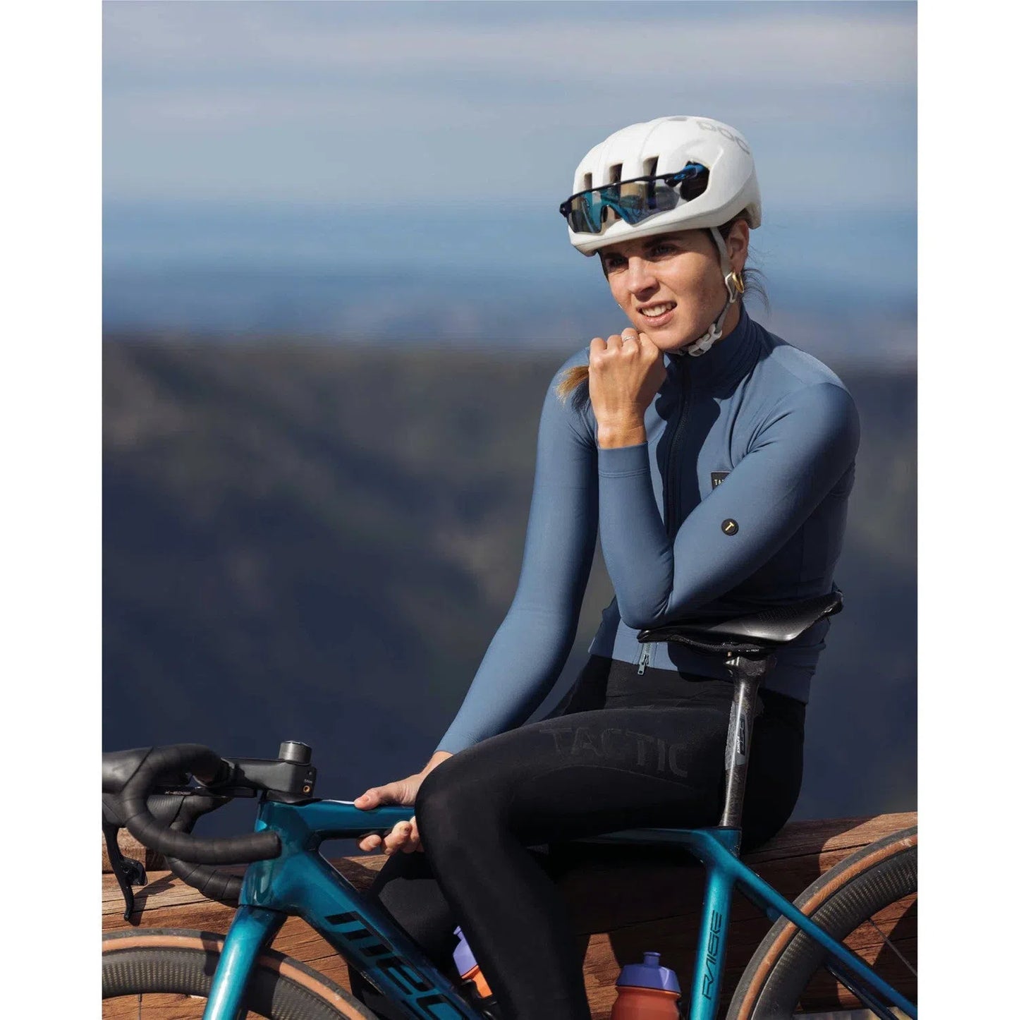 TACTIC Origin Long Sleeve Women Jersey - Blue-Long Sleeve Jerseys-