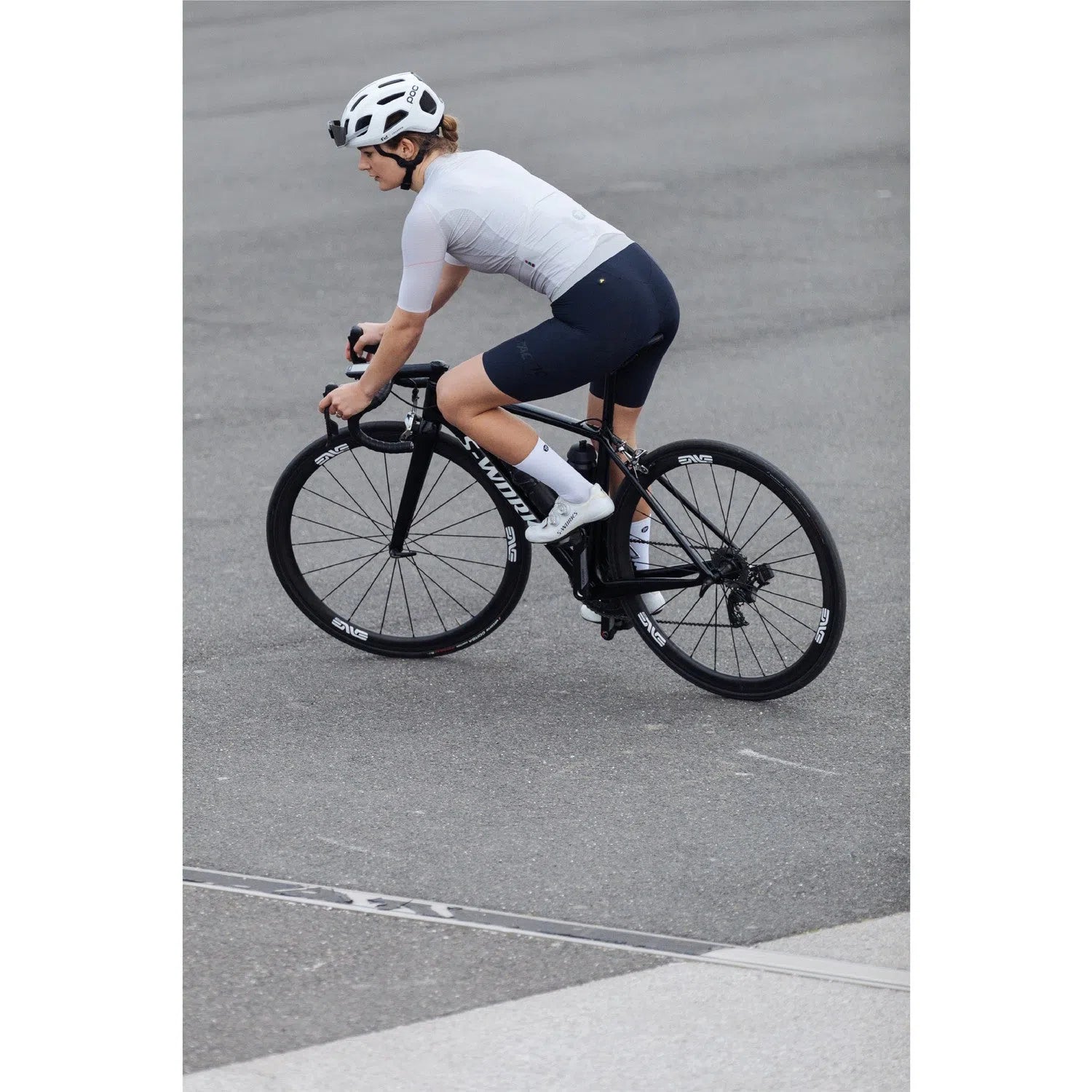 TACTIC Pure Women Bib Shorts - Navy-Women Bib Shorts-