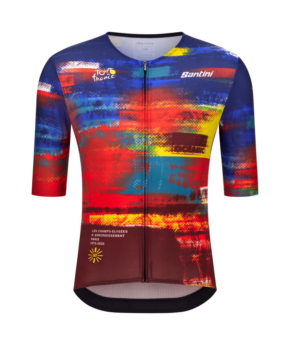 SANTINI TDF Arrivee Cycling Jersey - Multicolour