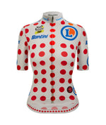 SANTINI Tour De France Femmes Avec ZWIFT Polka Dots Kvinder Cykeltrøje - Polka Dots