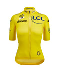 SANTINI Tour De France Femmes Avec ZWIFT Yellow Women Jersey - Yellow