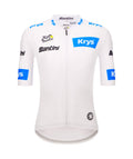 SANTINI Tour De France Maillot Blanche Cycling Jersey - White