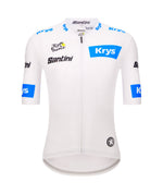 SANTINI Tour De France Maillot Blanche Maglia ciclismo - Bianco