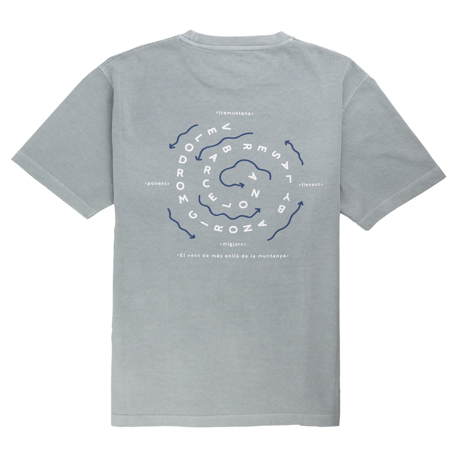 VELODROM x LASER Tramuntana Tshirt - Washed Blue