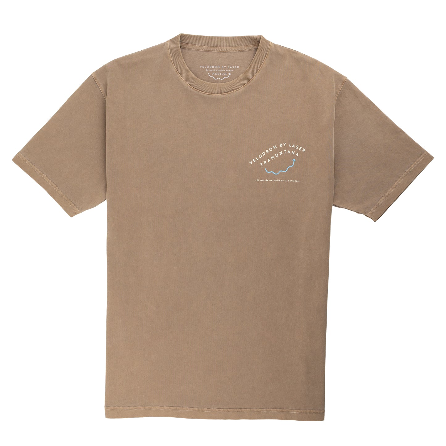 VELODROM x LASER Tramuntana Tshirt - Terracota