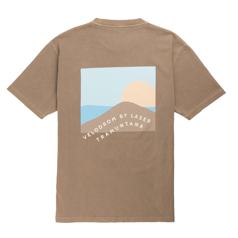 VELODROM x LASER Tramuntana Tshirt - Terracota