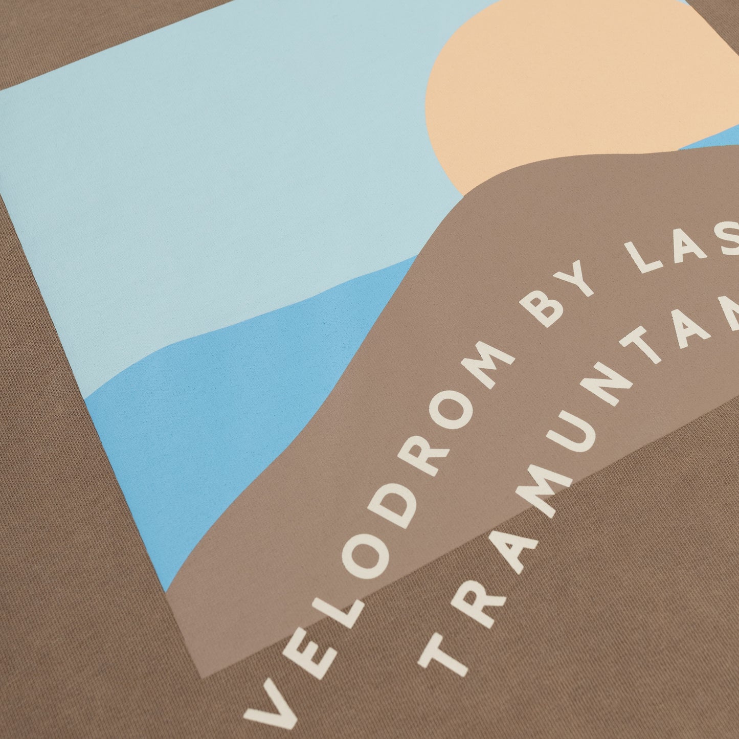 VELODROM x LASER Tramuntana Tshirt - Terracota