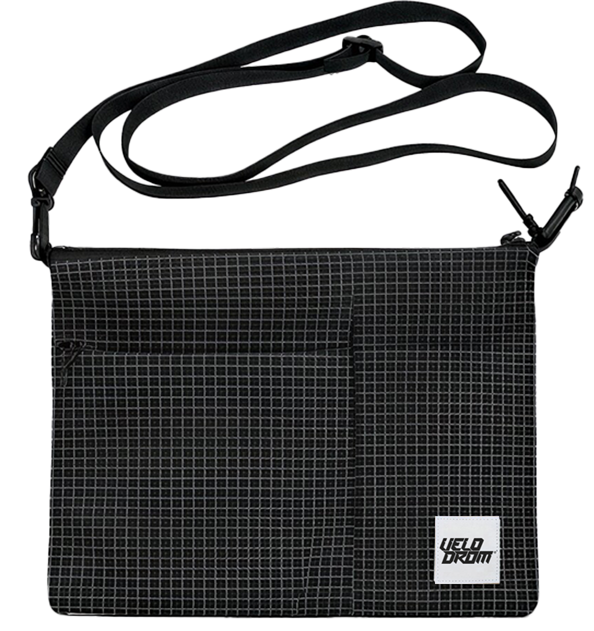 Velodrom Logo Patch Technical Musette - Dark Grey