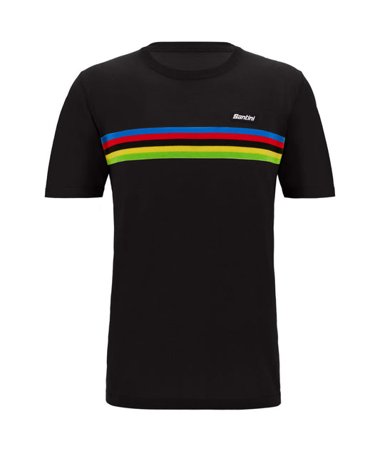 SANTINI UCI World Champion Maglietta - Nero