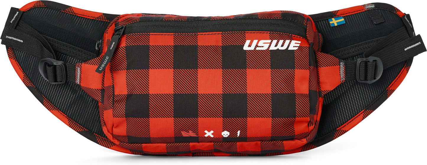 USWE WAIST 2L WAIST PACK - FLANNEL RED