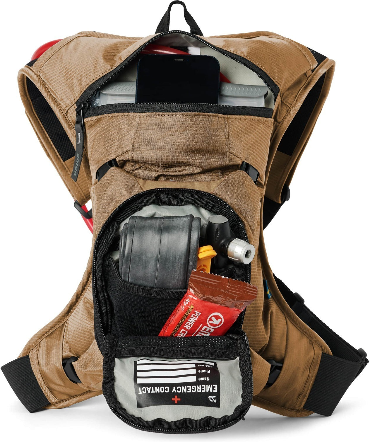 USWE MTB HYDRO 3 Hidratación Mochila - Negro/RED
