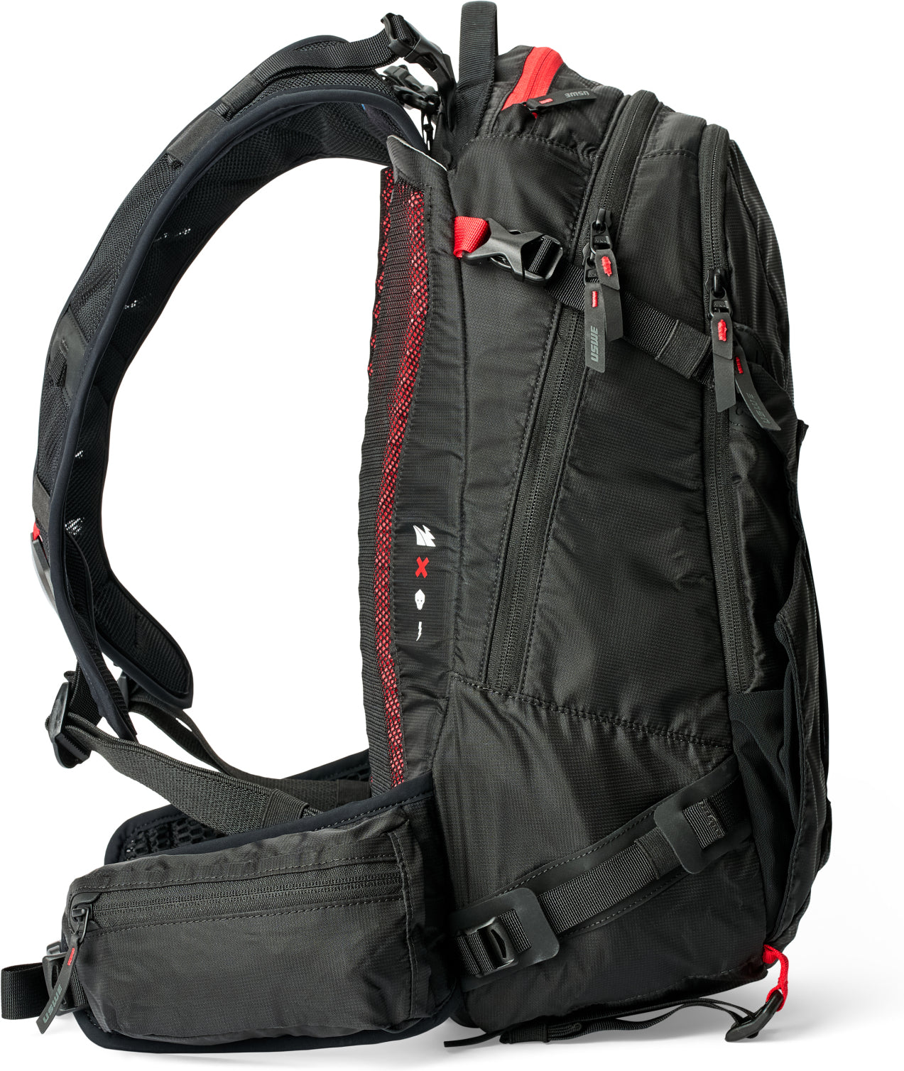 USWE ZIPPERED VST 16 BACKPACK - BLACK