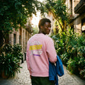 VELODROM Raceday Sweater - Pink/Yellow/Purple
