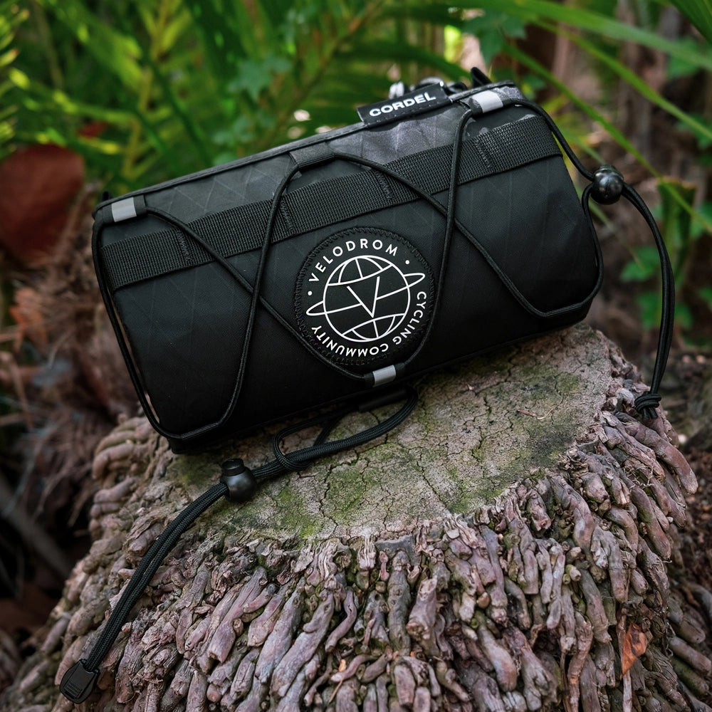 VELODROM by Cordel Durum Handlebar Bag - Black-Handlebar Bags-94854217