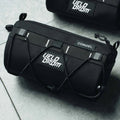 VELODROM by Cordel Durum Handlebar Bag - Heavy Graphic Black-Handlebar Bags-12199241