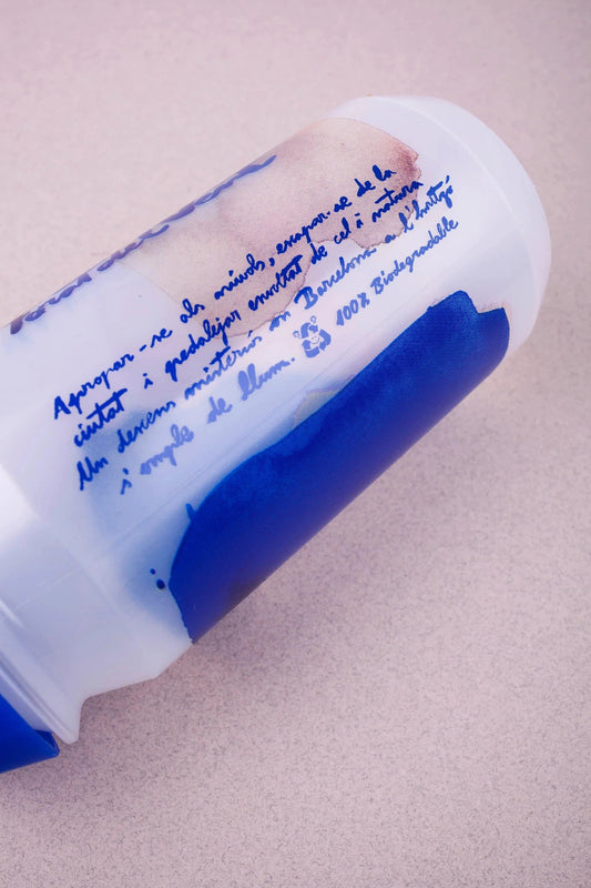 VELODROM by LASER Forat del Vent Bidon - Transparent/Blue-Bidons-86348422