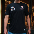 VELODROM Multi Patch Tshirt SS24 - Black-T-Shirts-