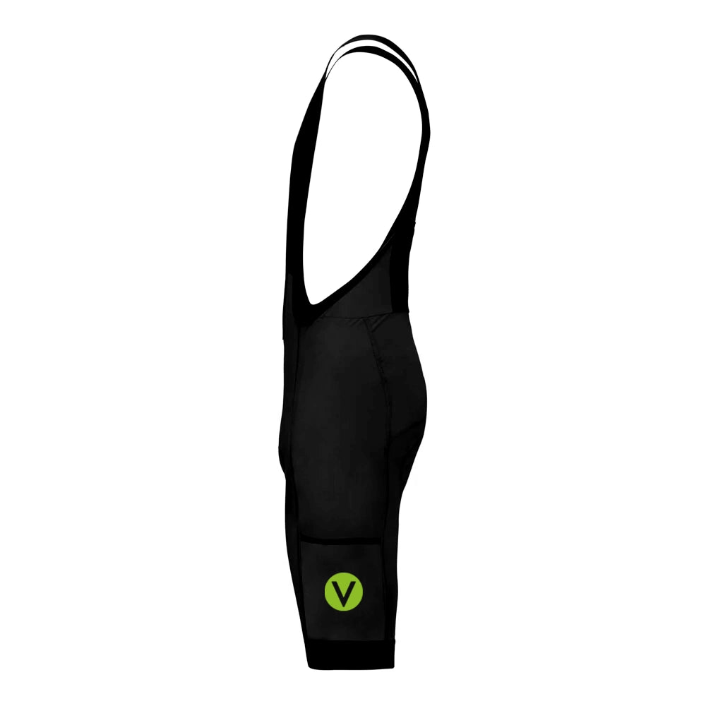 VELODROM RaceDay Cargo Bib Shorts SS24 - Black/Fluor Graphics-Bib Shorts-