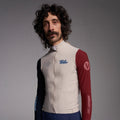 VELODROM RaceDay Thermal Long Sleeve Jersey AW23 - Sand Dual Sleeves-Long Sleeve Jerseys-