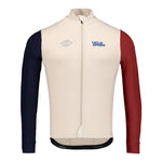 VELODROM RaceDay Thermal Long Sleeve Jersey AW23 - Sand Dual Sleeves-Long Sleeve Jerseys-02101065
