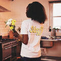 VELODROM Staff Tshirt - White/Bright Lime-T-Shirts-