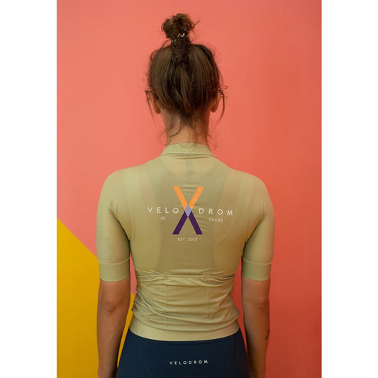 VELODROM VCC 10 Years Jersey - Lime-Jerseys-