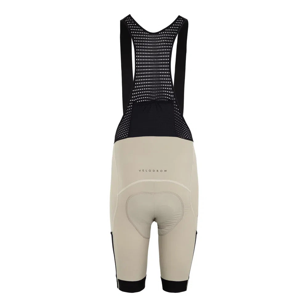 VELODROM VCC Cargo Bib Shorts - Beige-Bib Shorts-