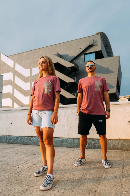 VELODROM VCC Casual Tshirt Ticket Patch - Smooth Wine-T-Shirts-