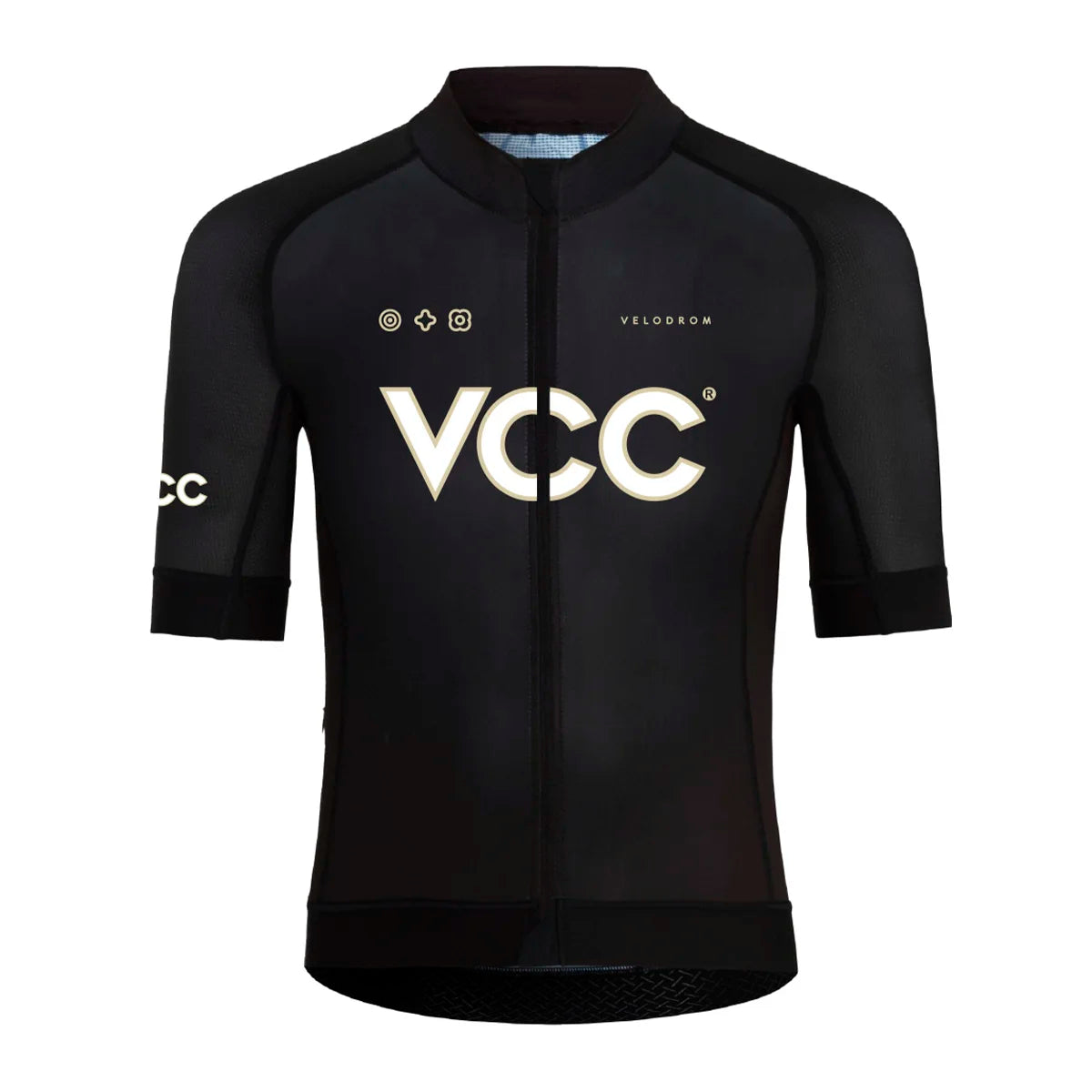 VELODROM VCC Classic Jersey SS24 - Black/Gold Late Drop-Jerseys-